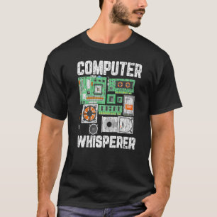 Computer Whisperer IT Techniker Grafik T-Shirt