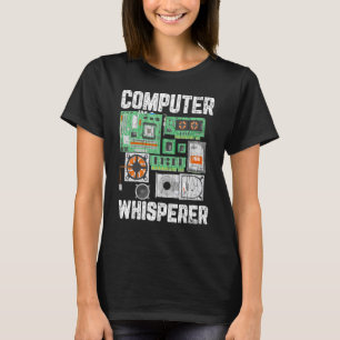 Computer Whisperer IT Techniker Grafik T-Shirt