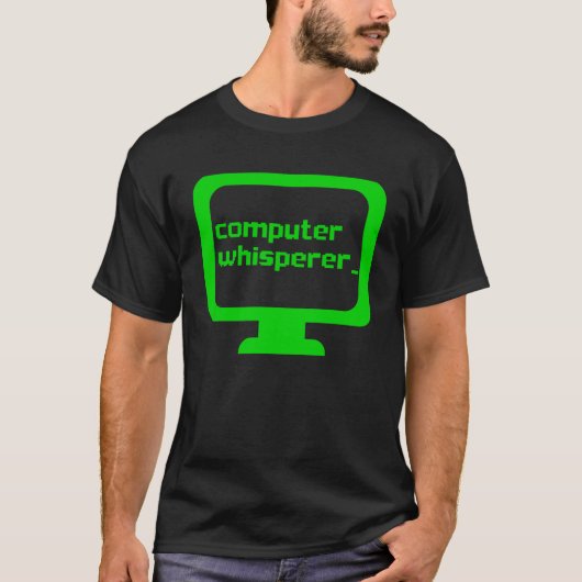 Computer Whisperer Tech Support Nerd Geeks IT T-Shirt (Vorderseite)