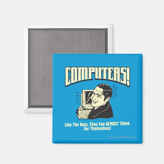 Computer: Wie der Boss Magnet (Vorderseite/Rückseite)