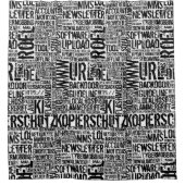 Computer-Wörterbuch... Duschvorhang (Vorderseite)