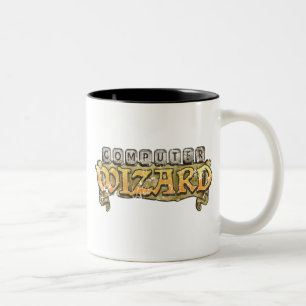 Computer-Zauberer-Tasse 2008 Zweifarbige Tasse