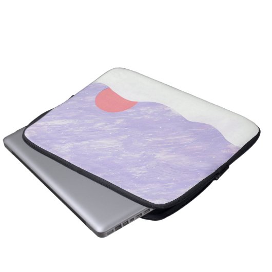 Computerabdeckung mit Sonnenuntergang Laptopschutzhülle (Vorne Knopf)