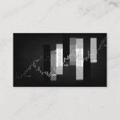 Computeranalytiker | Kandlestick Graph Visitenkarte (Rückseite)