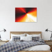 Computeraufbereitetes Bild der Nuklearen Region Co Leinwanddruck (Insitu (Schlafzimmer))