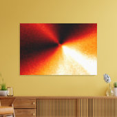 Computeraufbereitetes Bild der Nuklearen Region Co Leinwanddruck (Insitu (Wohnzimmer))