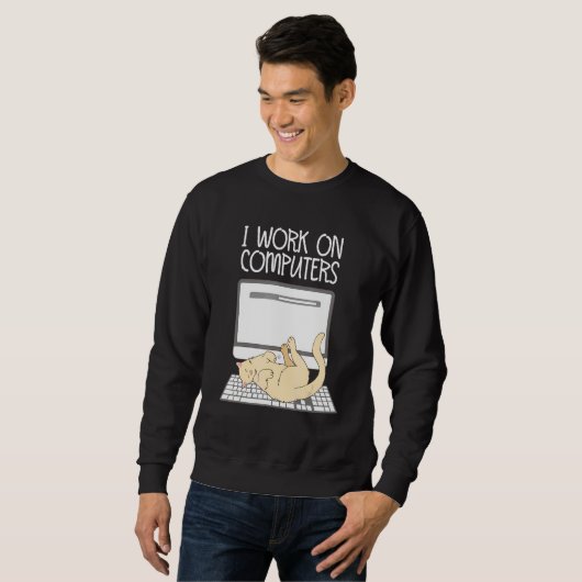 Computerb Computerk Computerv Computer D Sweatshirt (Vorne ganz)