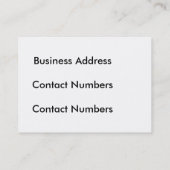 Computerbild für die Visitenkarte (Rückseite)