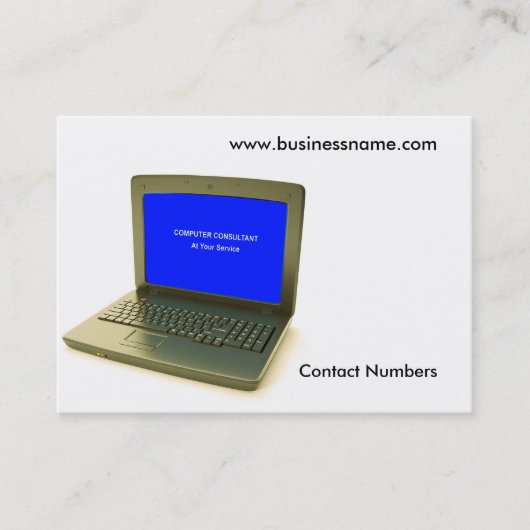 Computerbild für die Visitenkarte (Vorderseite)