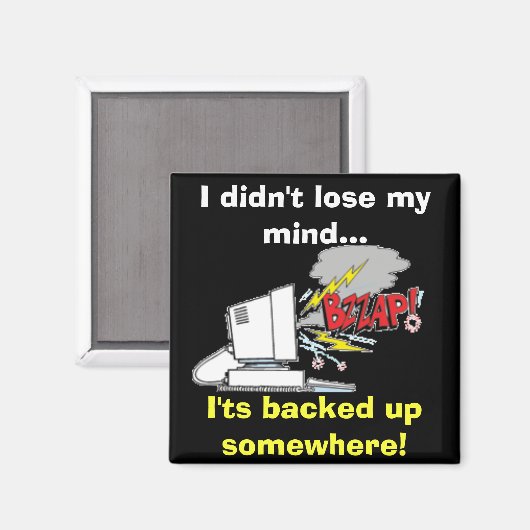 Computerbildschirm Magnet (Vorderseite/Rückseite)