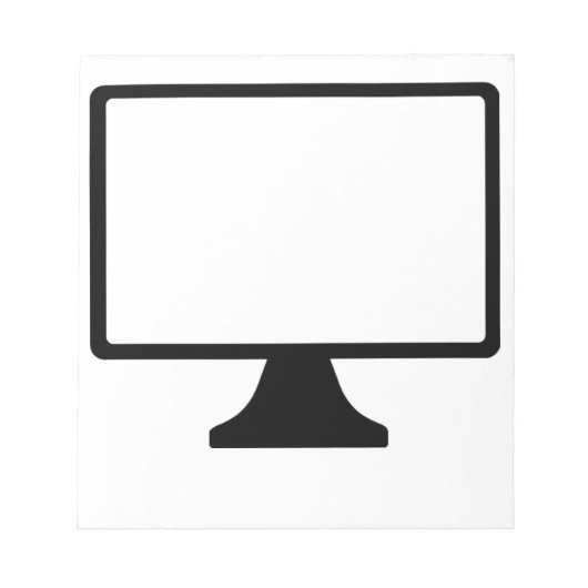 Computerbildschirm Notizblock (Vorderseite)