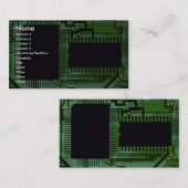 Computerbrett Visitenkarte (Vorne/Hinten)