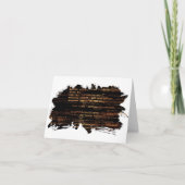 Computercode Dankeskarte (Vorderseite)