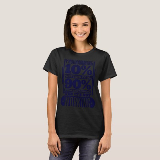 Computercode für Programmierer mit Code 2 T-Shirt (Vorne ganz)