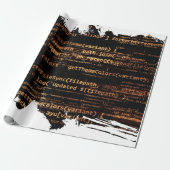 Computercode Geschenkpapier (Ungerollt)