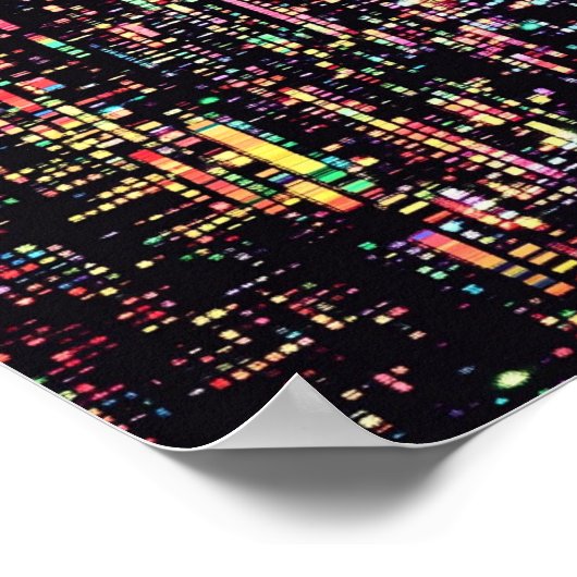 Computercode geschrieben in smole poster (Ecke)