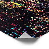 Computercode geschrieben in smole poster (Ecke)