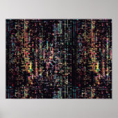 Computercode geschrieben in smole poster (Vorne)