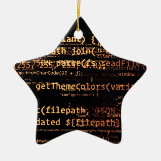 Computercode Keramik Ornament