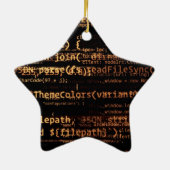 Computercode Keramik Ornament (Hinten)