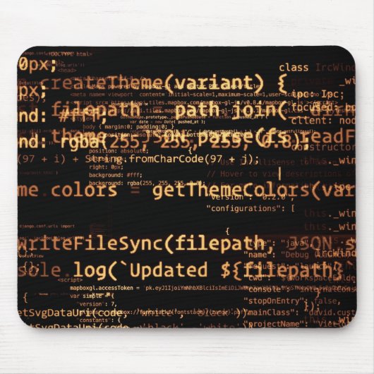 Computercode Mousepad (Vorne)
