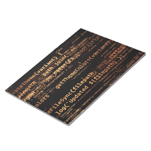 Computercode Notizblock (angewinkelt)