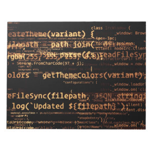 Computercode Notizblock