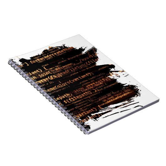 Computercode Notizblock (Rechte Seite)