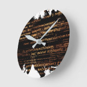 Computercode Runde Wanduhr (Winkel)