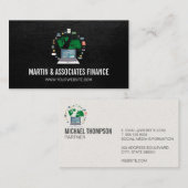 Computerdatenanalytiker | Technische Infos Visitenkarte (Vorne/Hinten)