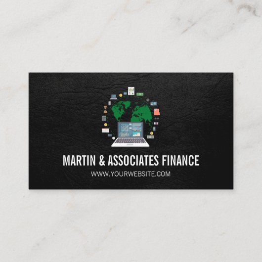 Computerdatenanalytiker | Technische Infos Visitenkarte (Vorderseite)