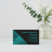 Computerdienste Visitenkarte (Stehend Vorderseite)