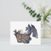 Computerdrache Postkarte (Stehend Vorderseite)