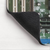 Computerelektronik altes Motherboard Mousepad (Ecke)