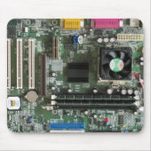Computerelektronik altes Motherboard Mousepad (Vorne)