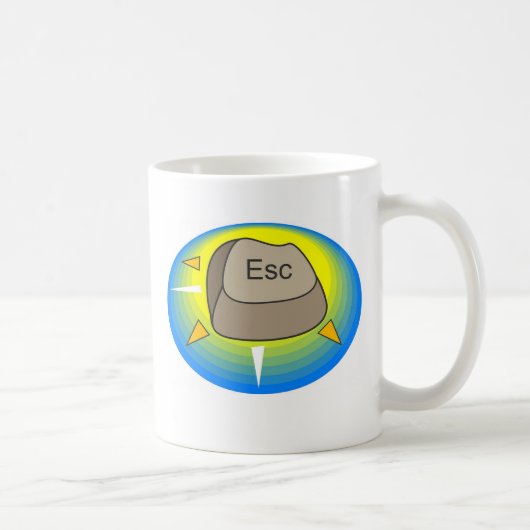 Computerentweichenknopf Kaffeetasse (Rechts)