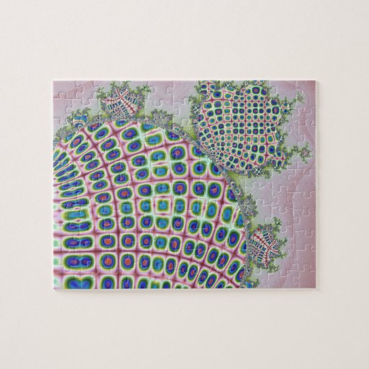 Computererzeugt handcraft geformte Fraktale Puzzle (Horizontal)