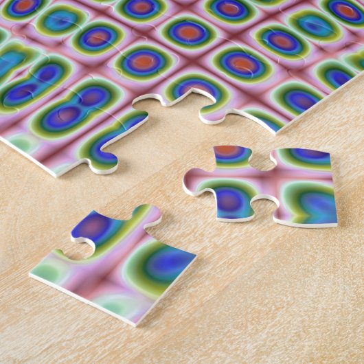 Computererzeugt handcraft geformte Fraktale Puzzle (Seite)