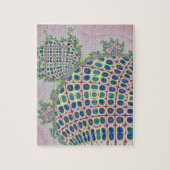 Computererzeugt handcraft geformte Fraktale Puzzle (Vertikal)