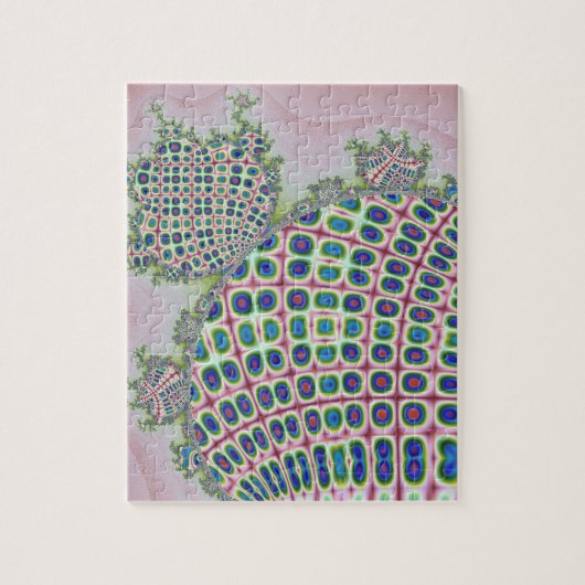 Computererzeugt handcraft geformte Fraktale Puzzle (Vertikal)