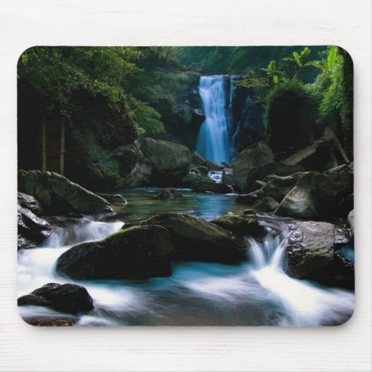 Computererzeugter Wasserfall Mousepad (Vorne)