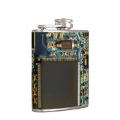 Computerfestplatte - Blau Flachmann (Rechts)