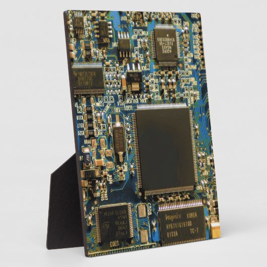 Computerfestplatte - Blau Fotoplatte (Seite)