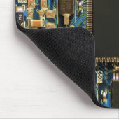 Computerfestplatte - Blau Mousepad (Ecke)