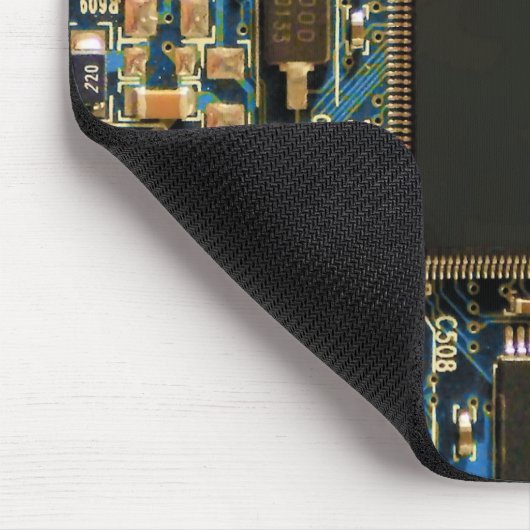 Computerfestplatte - Blau Mousepad (Ecke)