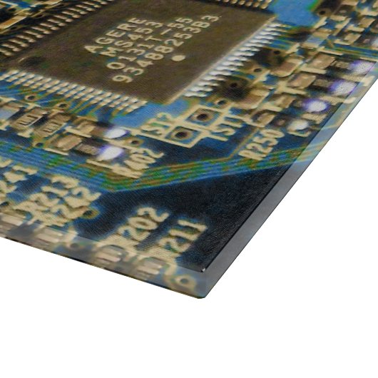 Computerfestplatte - Blau Schneidebrett (Ecke)