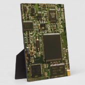 Computerfestplattenplatine - Grün Fotoplatte (Seite)