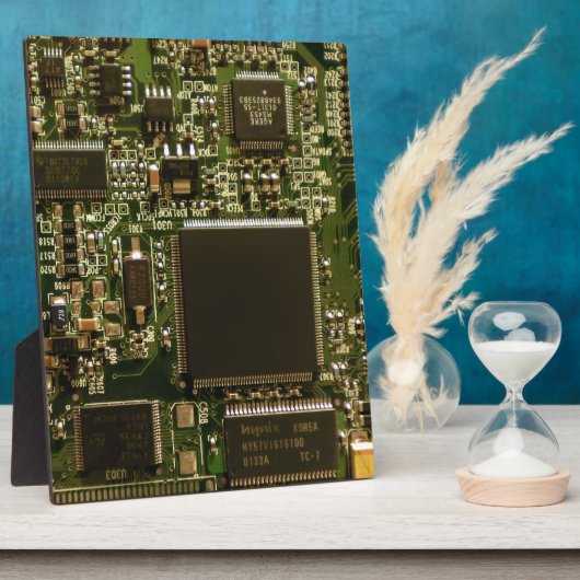 Computerfestplattenplatine - Grün Fotoplatte (Seite)