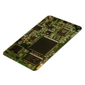 Computerfestplattenplatine - Grün Magnet (Linke Seite)