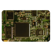 Computerfestplattenplatine - Grün Magnet (Horizontal)